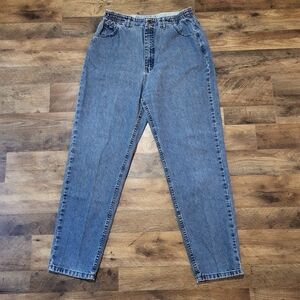 Lee Vintage 90's Women's Denim Stretch Waist Light Wash Jean Size 14 Med